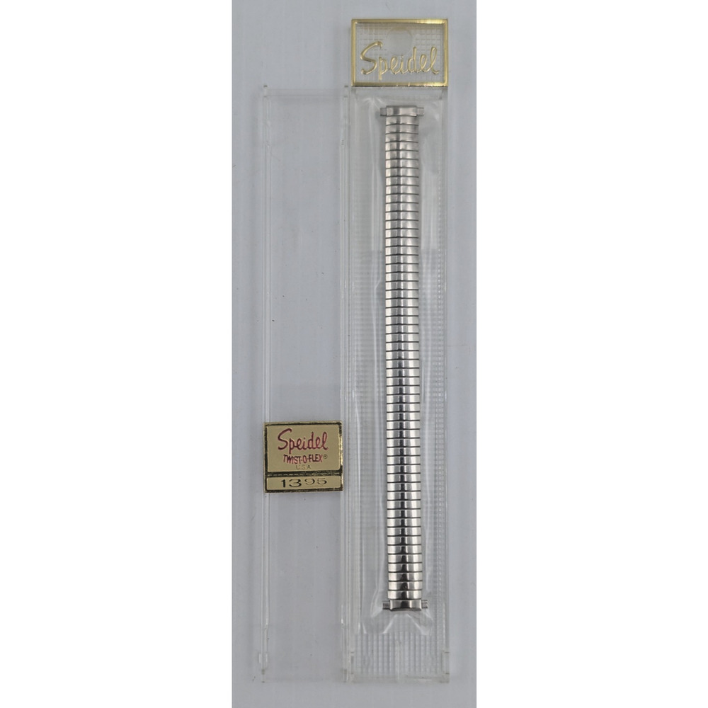 Speidel Silver Twist O Flex Stainless Steel Women Ladies Watch Band 2227/02L